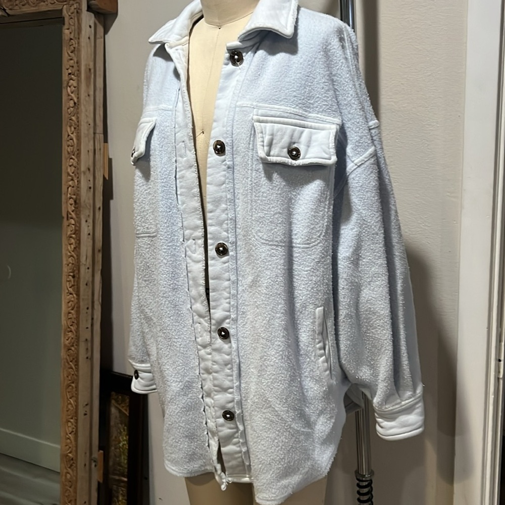 Free People Light Blue Ruby Jacket - image 2
